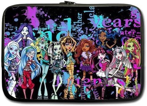 Monster High style Sleeve for Macbook Pro 17" (Twin sides)