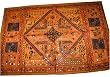 Orange Banjara Sari Wall Hanging Tapestry 60 X 40
