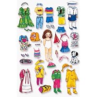 Lindsey, Caucasian Felt Felt Doll with extra clothes - Kit