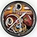 Washington Redskins Round Clock