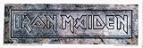 Iron Maiden - Stone Style Logo - Sticker / Decal