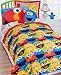 Sesame Street Chalk 2pc Twin Comforter Pillow Sham Set