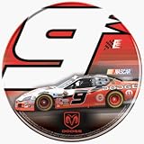 #9 KASEY KAHNE 3 INCH ROUND DOMED DECAL