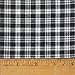 Mountain Lodge 2 White Cotton Homespun Plaid Fabric by JCS - Sold by The Yard