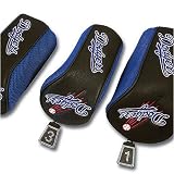 Los Angeles Dodgers MLB Mesh Barrel Headcovers (Set of 3) by McArthur Golf.