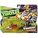 Teenage Mutant Ninja Turtles T-Machines Michelangelo in Hot Rod and Shredder in Shreddermobile Diecast Vehicle (2-Pack)