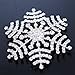 SoulBreezeCollection Winter White Snowflake Pin Wedding Bridesmaid Bridal Snowflake Brooch Pin
