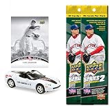 Upper Deck Chicago White Sox Louis Aparicio MLB Chevrolet Corvette w/ HOF Trading Card & 2 Packs of 08 Upper Deck Series