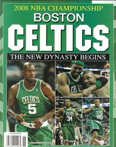Boston Celtics 2008 NBA World Champions Commemorative Magazine Big 3 Cover