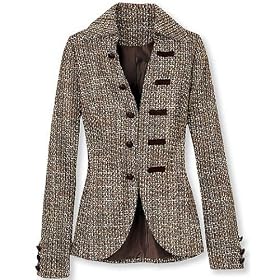 <b>Tweed equestrian blazer</b>