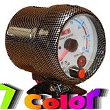 Assured Performance 3.75 Racing Tachometer-Carbon Fiber ABS- LED 7-Color Display w/Shift Light