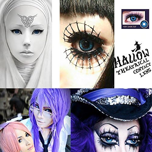 Perfect Choice Dark Elf Devil Horror Vampire Contact Blue
