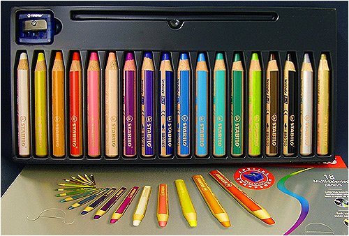 Stabilo Woody Set of 18 Crayons