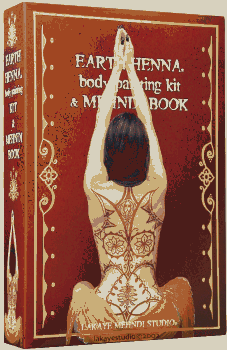 Buy Earth Henna Body Painting Kit and Mehndi Book