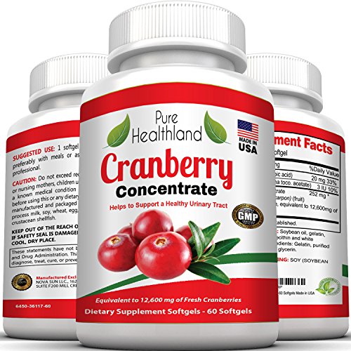 TRIPLE STRENGTH Cranberry Concentrate Supplement Pills For Urinary