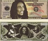 Bob Marley $Million Dollar$ Reggae Novelty Bill Collectible