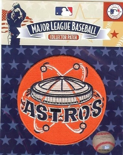 2 Patch Pack - 2010 Houston Astros 1965-74 Astrodome Retro MLB Baseball Jersey Sleeve Patches