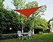 Cool Area SS-18520-R Shade sail, 16'5'' X 16'5'' X 22'11'' with Hardware, Terra