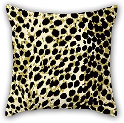 Beautfuldecor Home Decoration Leopard Pattern Pillowcase18X18 Inch Throw Cushion Cover