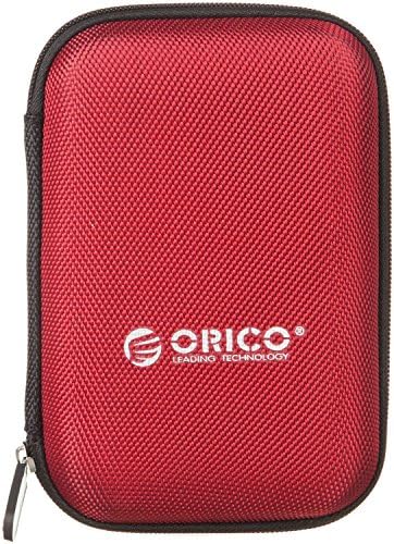 XYuan ORICO PHD-25 2.5'' Waterproof Storage Case/Mobile Hard Disk Box /Protection Case with Band Isolation for Digital Accessories/Devices &amp; MP3,MP4 &amp; Earphones &amp; Mobile Power,etc (Red)