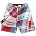 WAVY CHECK Boardshort ONeill WhiteAopRed