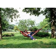 Amazonas EL-1955200 Banana H�ngematte, Belastbarkeit 150kg, Liegefl�sche 210 x 140cm