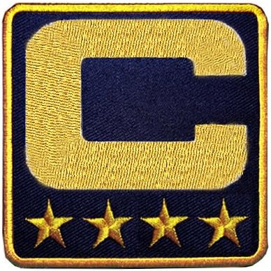 Chicago Bears Jay Cutler Captain C 4 Star Gold Iron Patch