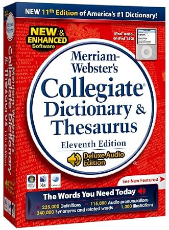 Merriam-Webster's Collegiate Dictionary & Thesaurus 11th edition