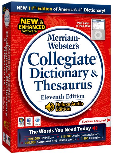 Merriam-Webster's Collegiate Dictionary & Thesaurus, v.4