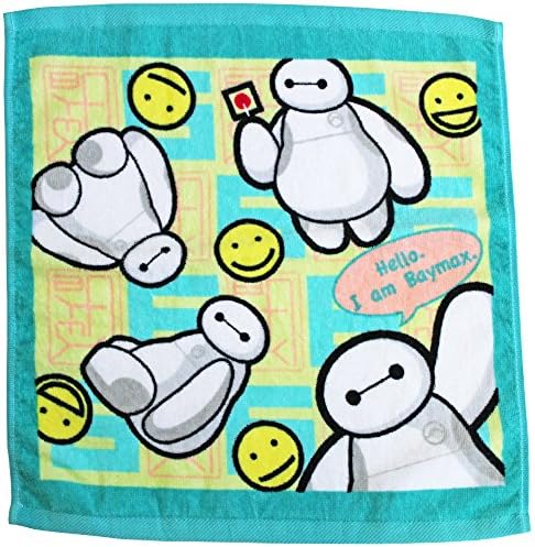 UCHINO Disney bay Max guest towel 34 ~ 35cm bay Max White Green 4104G527 G