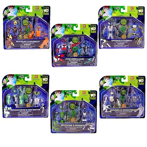Ben 10 Alien Creation Chamber Wave 2 Figure 2-Pack Set