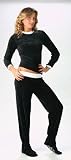 Apparel : Footzies Black Footed Pajamas for Women
