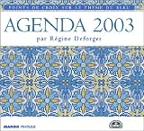 Agenda 2003 : Points de croix sur le th�me du bleu