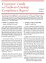 Consumer Credit & Truth in Lending Compliance Report