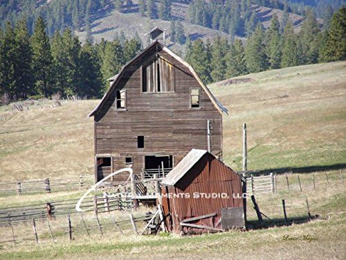 Blewit Pass Barn (YCB7) Ready to Hang Giclee Canvas Print