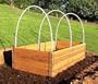 HEAVY-DUTY STEEL Raised Bed Garden Frame Kit - GV24-4-08, 4'W x 8-10'L x 24"Tall, Vert Side
