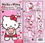 Hello Kitty 16 Valentine's Cards Plus Pencils