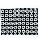 Spoka Placemat & Napkin - Placemat, Black (19 x 13)