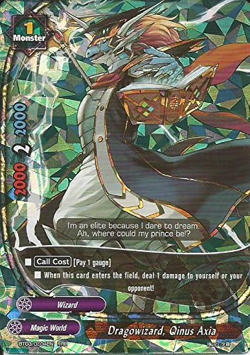 Future Card Buddyfight (BT03/0004EN) Dragowizard, Qinus Axia RRR