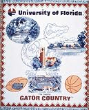 University of Florida Gators NCAA College Afghan Throw Blanket