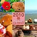 2010 カピバラさん 月めくりカレンダー 壁かけタイプ