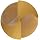 Magafor 0895 Series Cobalt Steel Titanium Nitride (TiN) Combination Spotting Drill and Countersink Bit, 2 Flute, 90 Degrees Cutting Angle, 0.630" Cutting Length