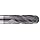 Niagara Cutter CNCB430 Carbide Ball Nose End Mills, Inch, Weldon Shank, TiAlN Finish, Roughing and Finishing Cut, 30 Degree Helix, For Use With All Materials