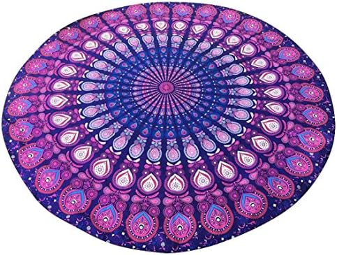 Beach Cover Up, Feier(TM) Round Hippie Tapestry Beach Throw Roundie Mandala Towel Yoga Mat Bohemian