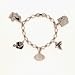 Atlanta Falcons Silver Tone NFL Charm Bracelet