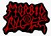 Morbid Angel - Red Logo - Embroidered Iron On or Sew On Patch