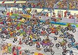 Jumbo Puzzle - Jan van Haasteren - Motorbike Race (1000 pieces)