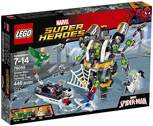 LEGO Super Heroes 76059 Spider-Man: Doc Ock's Tentacle Trap Building Kit (446...