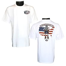 Dead On DSTUSAL USA Cotton T-Shirt Color: White (LARGE)