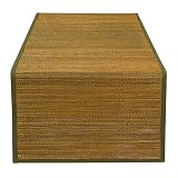 Global Home Table Runner - Green/ Natural (72x14)